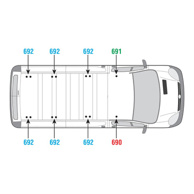 Nissan Primastar (2001-2014) - Van Guard Ulti Roof Rack