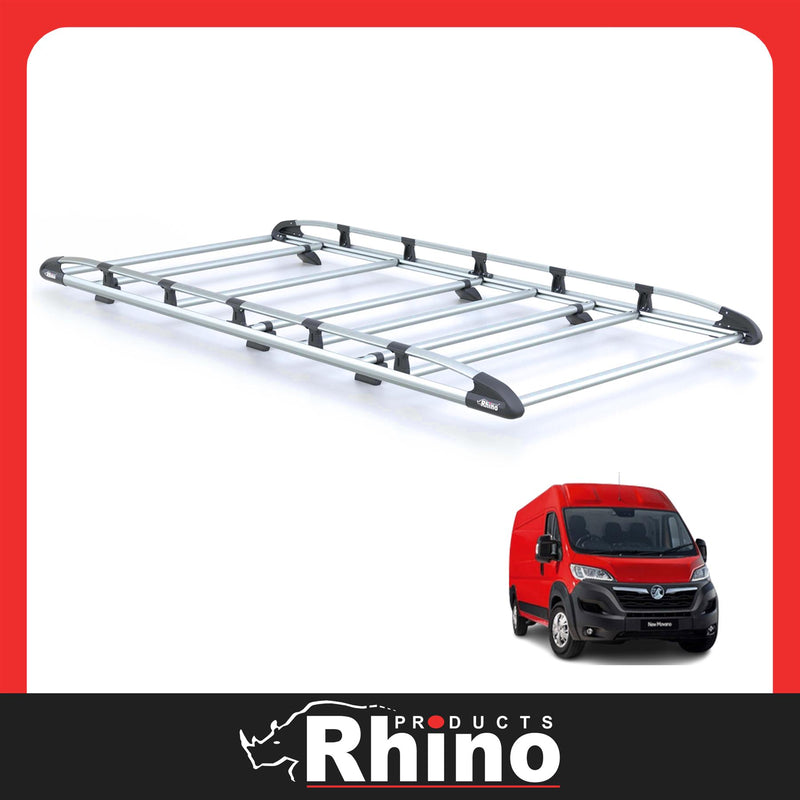 Vauxhall Movano (2021-) - Rhino KammRack Black Roof Rack