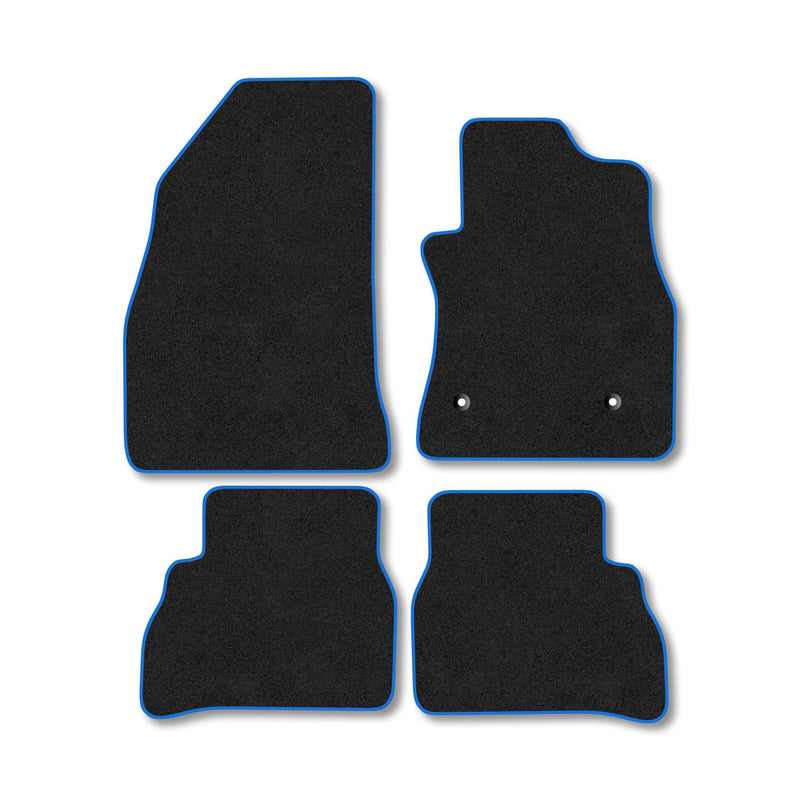 Vauxhall Combo (2010-2018) [Crew Van] Carpet Floor Mat Blue Trim