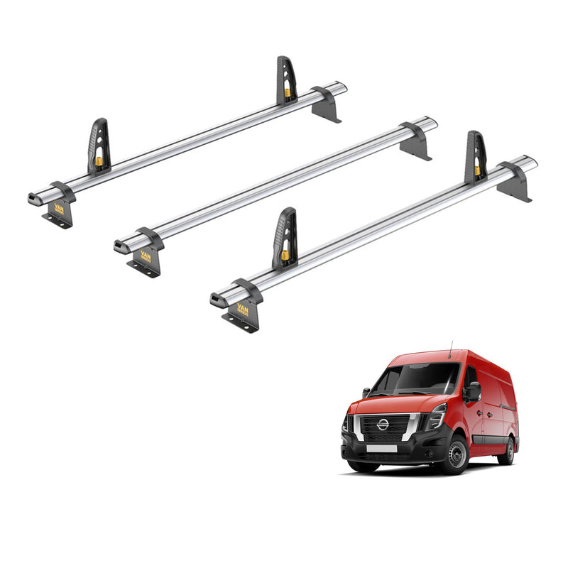 Van Guard Ulti Bar+ 3 Bars Roof Rack For The Nissan Interstar 2022+