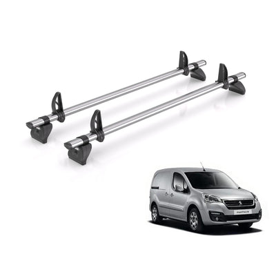 Peugeot Partner (2008-2018) - Rhino Kammbar Fleet Roof Bars
