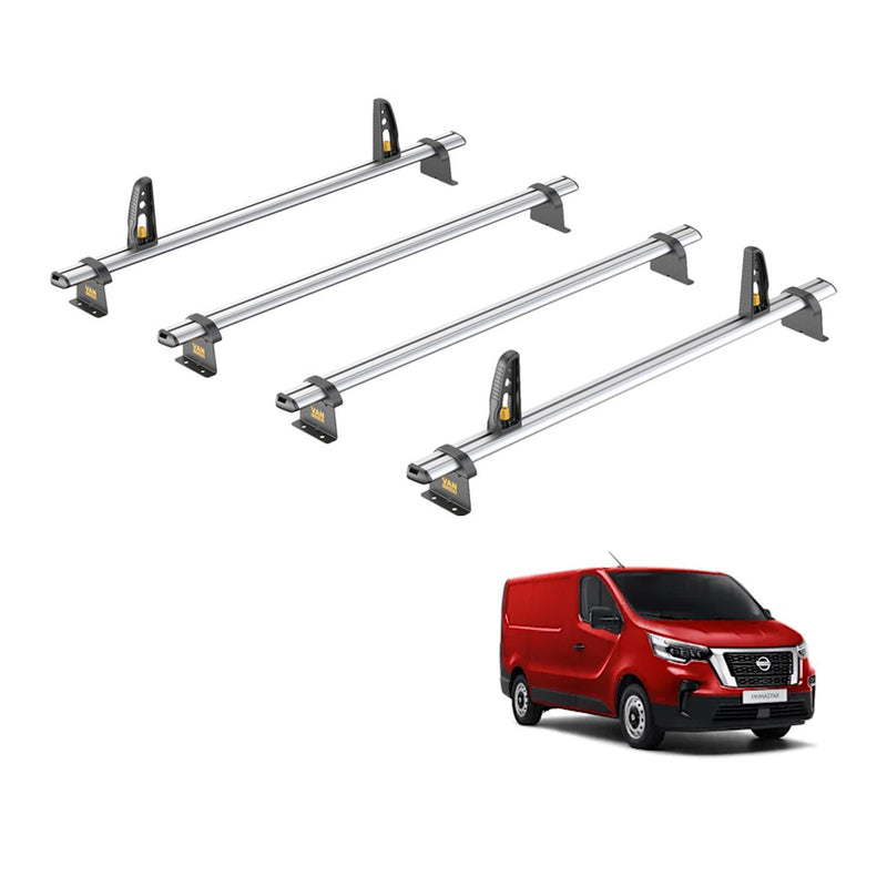 Van Guard Ulti Bar+ 4 Bars Roof Rack For The Nissan Primastar 2022+ H1