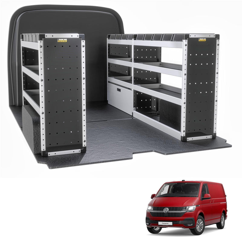 VW Transporter Van Guard Racking - Driver + Passenger Side [Silver Pack]
