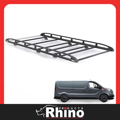 Renault Trafic (2014 onwards) - Rhino KammRack Black Roof Rack