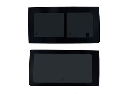 VW Transporter T6 (2015-2022) Driver Opening Passenger Fixed Side and Rear Door Window Privacy Camper Glass Full Kit with Fitting Kit