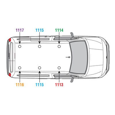 Peugeot Partner (2018-) - Van Guard Ulti Roof Rack