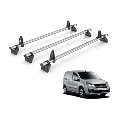 Peugeot Partner (2008-2018) - Rhino Kammbar Fleet Roof Bars