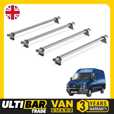 VW Crafter (2006-2017) - 4 Van Guard Ultibar Trade Roof Bars