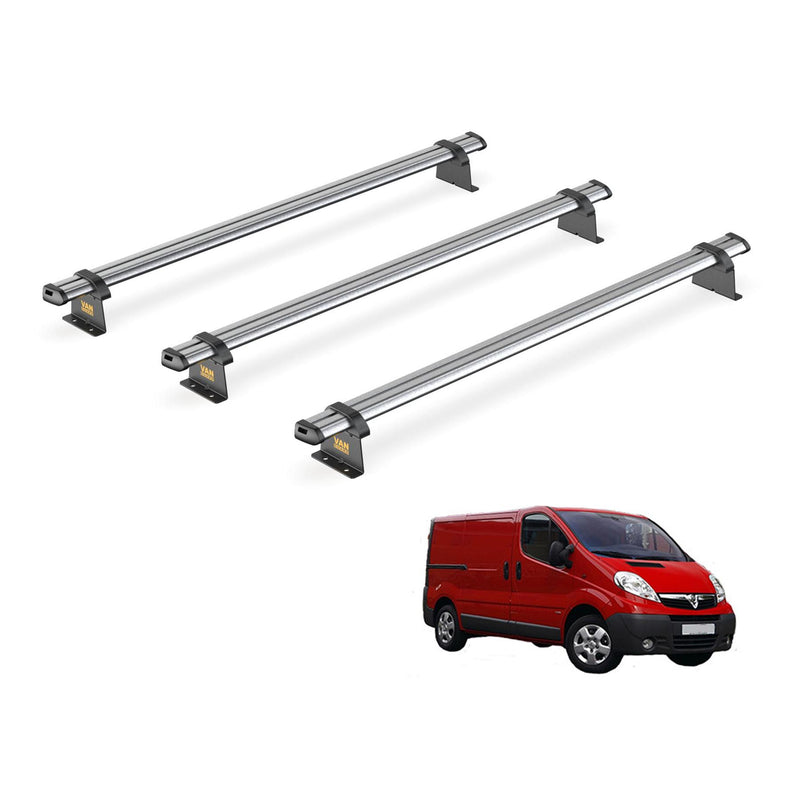 Vauxhall Vivaro (2001-2014) - 3 Van Guard Ultibar Trade Roof Bars