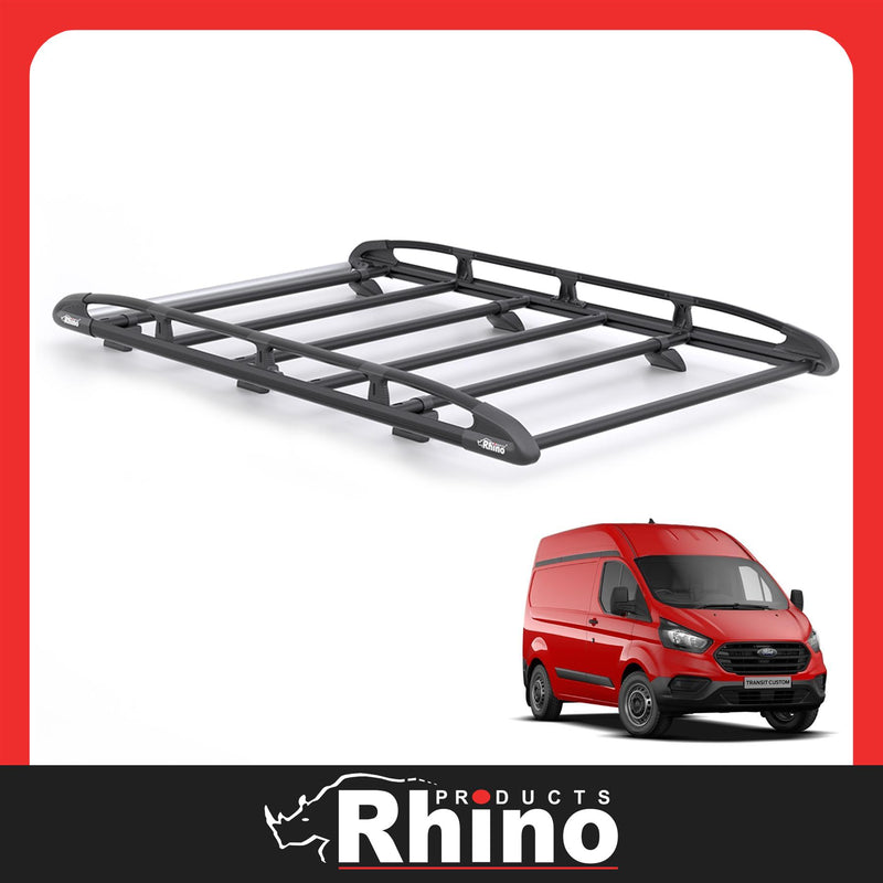 Ford Transit (2013-2024) Custom - Rhino KammRack Black Roof Rack