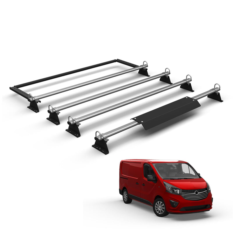 Nissan Primastar (2022-) - 4 Roof Bars & Roller