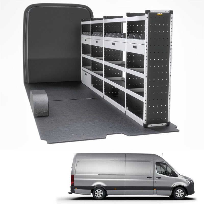 Mercedes Sprinter Van Guard Racking - Driver Side [Gold Pack]