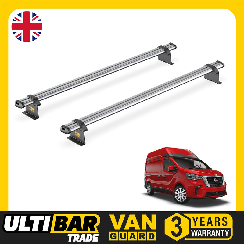 Nissan NV300 (2016-2021) - 2 Van Guard Ultibar Trade Roof Bars