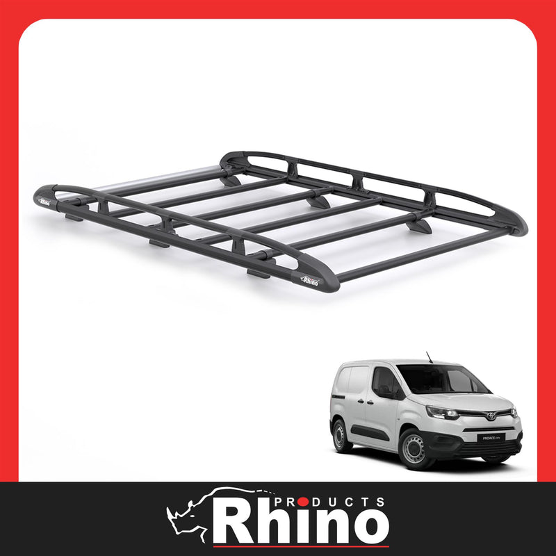 Toyota Proace (2020-) City - Rhino KammRack Black Roof Rack