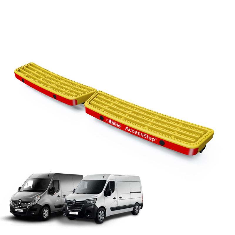 Renault Master Yellow Twin AccessStep - With Reverse Sensors