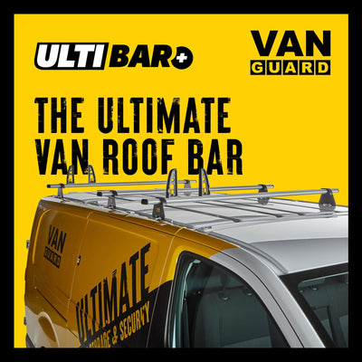 Mercedes Sprinter - 4 Van Guard Ultibar Plus Roof Bars + Roller