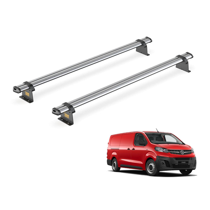 Vauxhall Vivaro (2019-) - 2 Van Guard Ultibar Trade Roof Bars