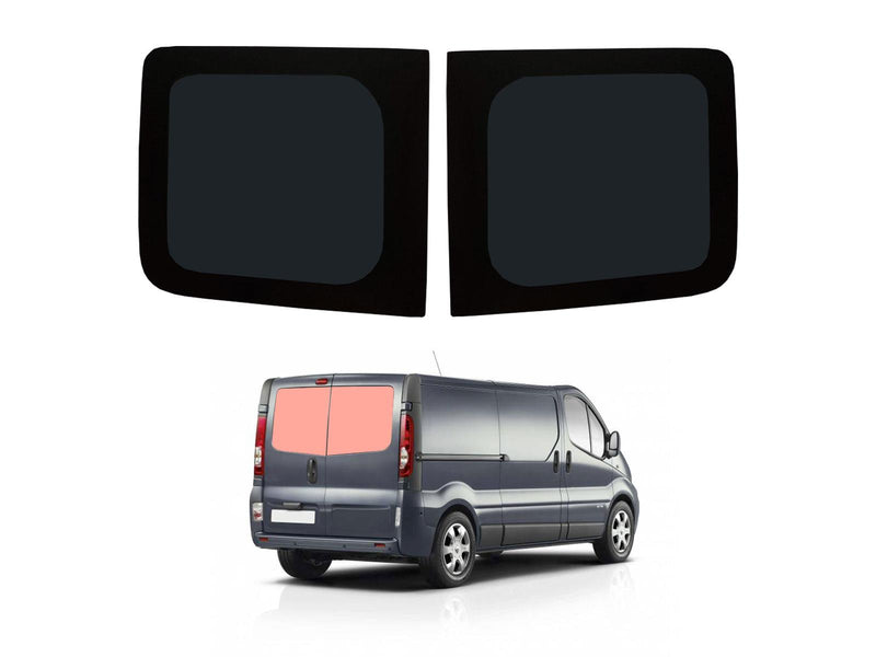 Renault Trafic (2001-2014) Rear Barn Door Window Privacy Camper Glass