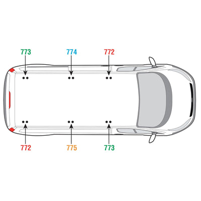 Ford Transit (2013-2024) Custom - Van Guard Ulti Roof Rack