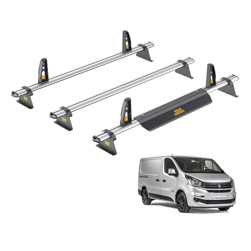 Fiat Talento (2016-2020) - 3 Van Guard Ultibar Plus Roof Bars
