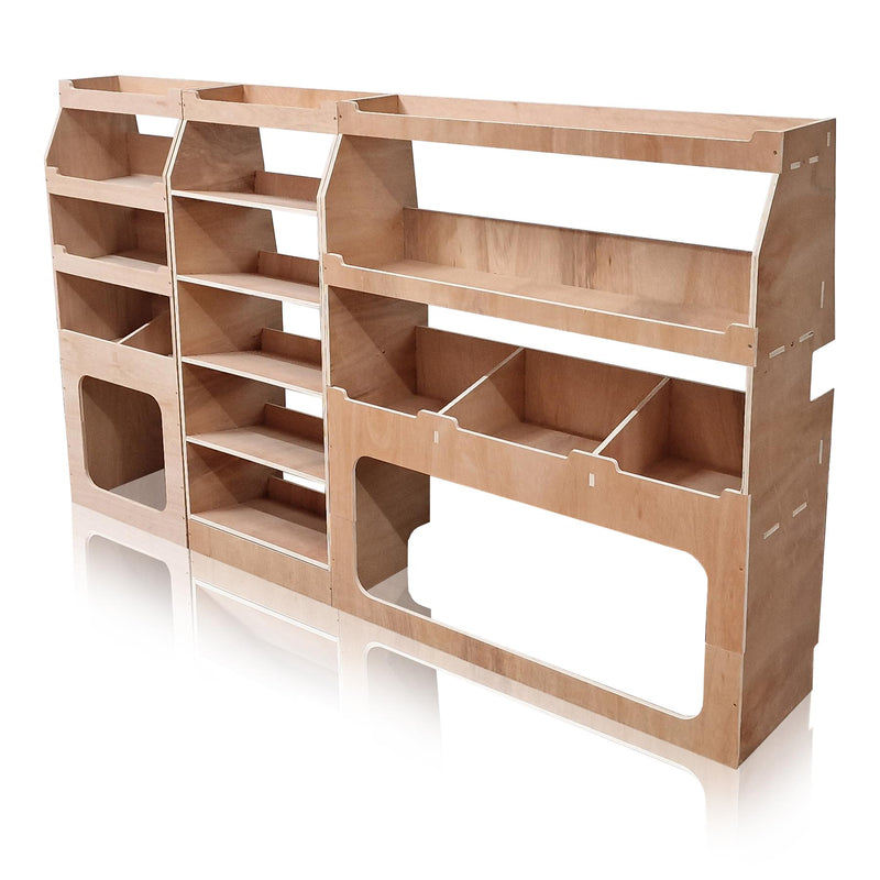 Renault Trafic (2014-) Plywood Van Racking - Both Sides