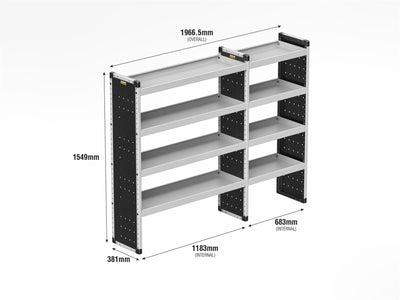 VW Crafter Van Guard Racking - Driver + Passenger Side [Bronze Pack]