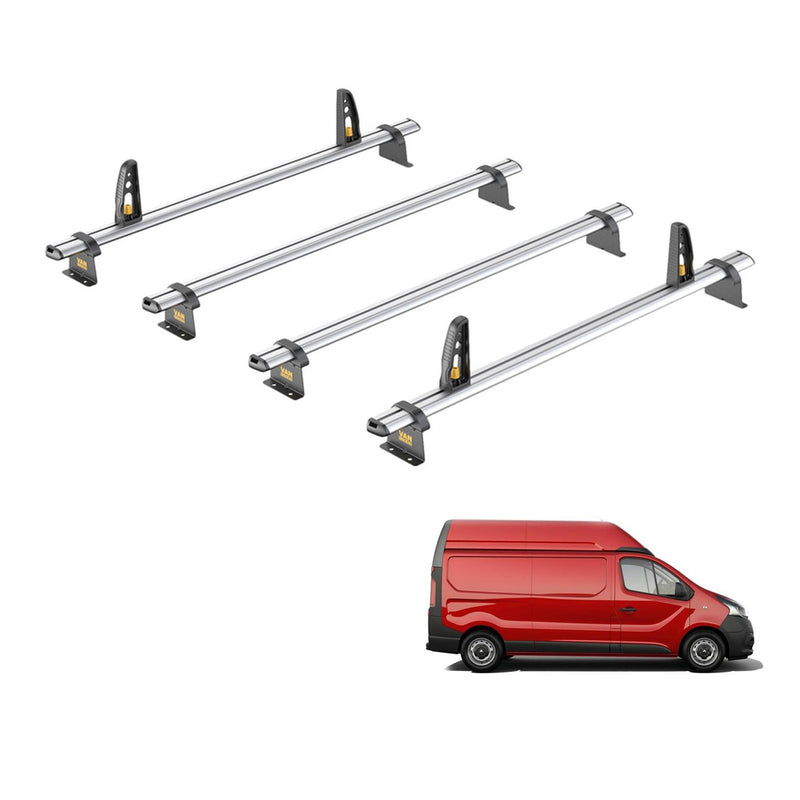 Van Guard Ulti Bar+ 4 Bars Roof Rack For The Nissan Primastar 2022+