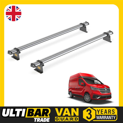 Renault Trafic - 2 Van Guard Ultibar Trade Roof Bars