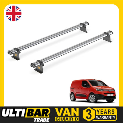 Van Guard Ulti Bar Trade 2 Bars Roof Rack For The Toyota Proace City 2020+