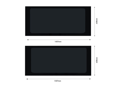 Ford Transit 2000-2014 Mwb - Lh Side Fixed + Rh Side Fixed Tint Fitting Kit