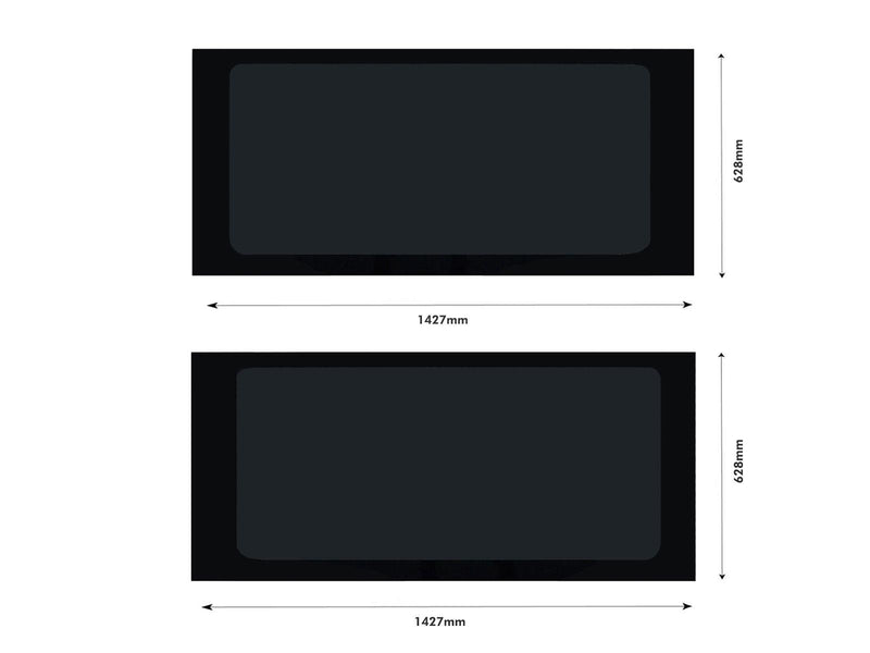 Ford Transit 2000-2014 Mwb - Lh Side Fixed + Rh Side Fixed Tint Fitting Kit