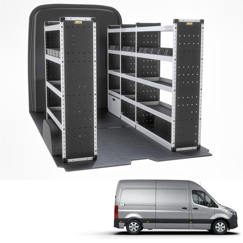 Mercedes Sprinter Van Guard Racking - Driver + Passenger Side [Silver Pack]