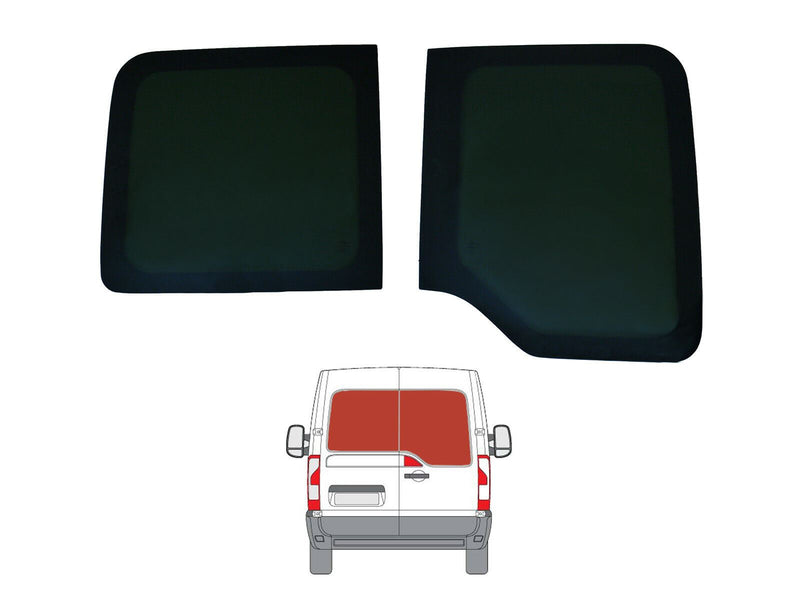 Nissan NV400 (2012-2022) - Rear Door Dark Tint Windows
