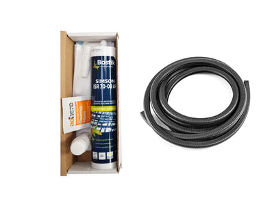 Ford Transit Custom (2013-2023) - Right Side Panel Dark Tint Opening Window & Fitting Kit