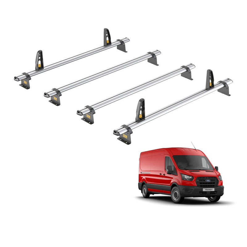 Ford Transit (2013-2024) - 4 Van Guard Ultibar Plus Roof Bars