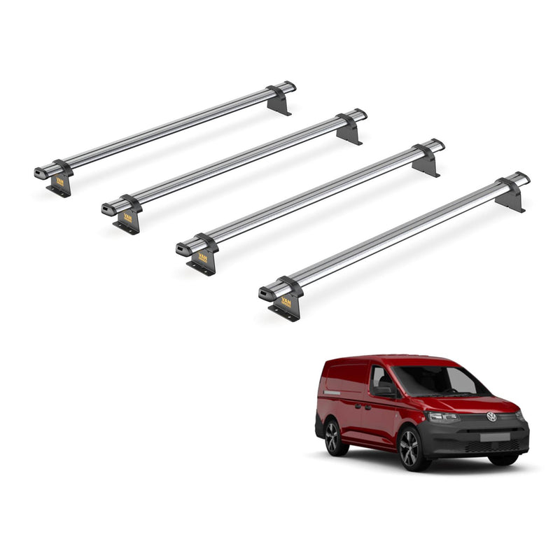 Van Guard Ulti Bar Trade 4 Bars Roof Rack For The VW Caddy 2020+