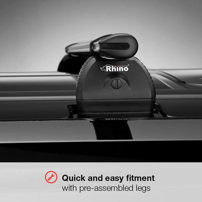 VW Caddy (2015-2020) - Rhino Kammbar Fleet Roof Bars
