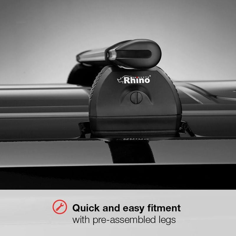 VW Caddy (2015-2020) - Rhino Kammbar Fleet Roof Bars
