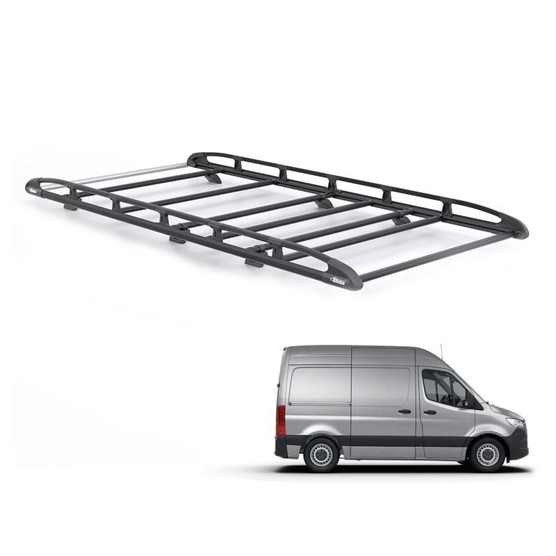 Mercedes Sprinter (2018-) - Rhino KammRack Black Roof Rack
