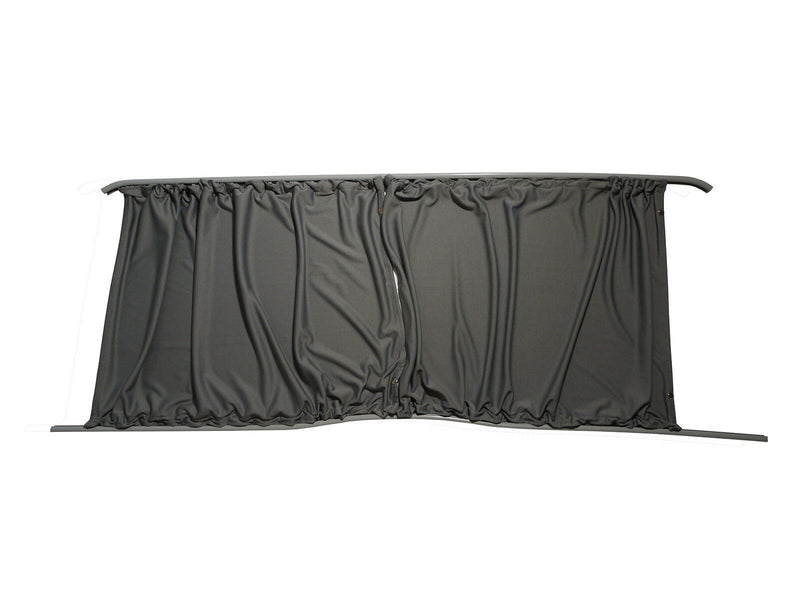 VW Transporter (T5 2003-2015) - Tailgate Grey Curtain Kit