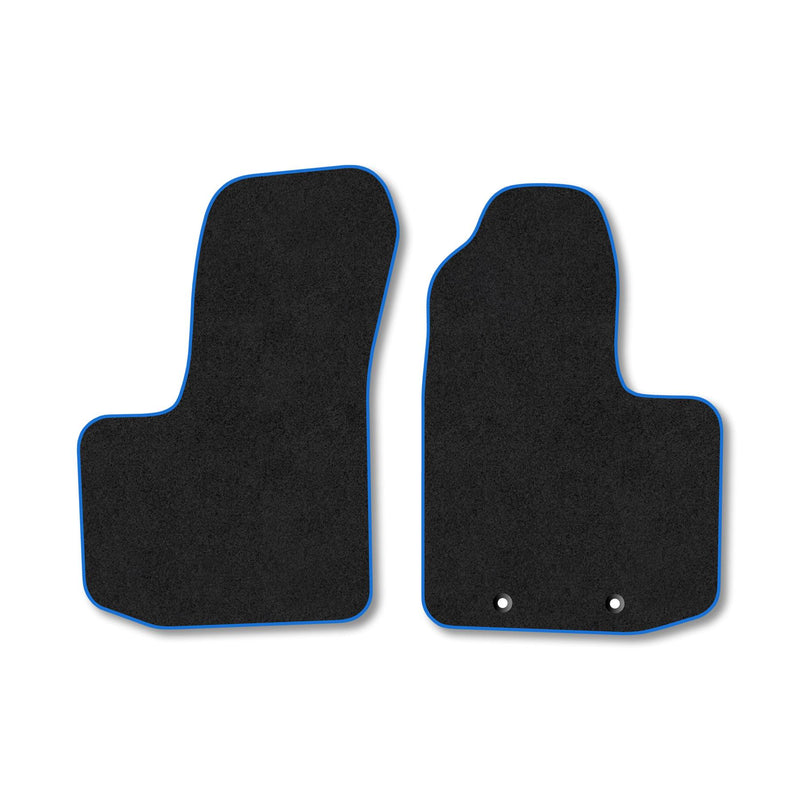 Fiat Doblo (2001-2010) Carpet Floor Mat Blue Trim