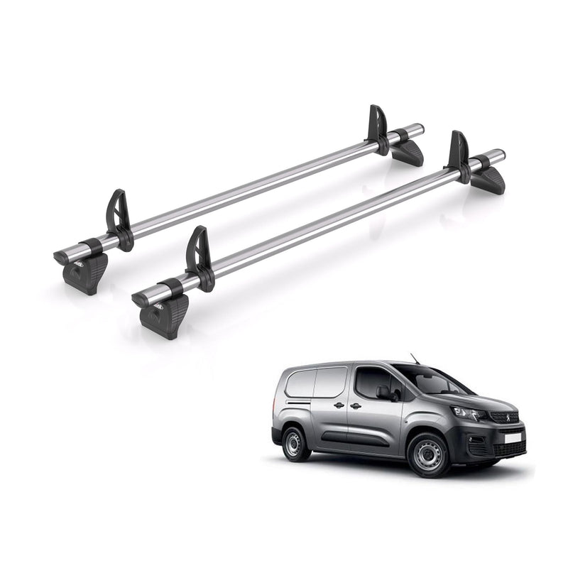 Peugeot Partner (2018 onwards) - Rhino Kammbar Fleet Roof Bars