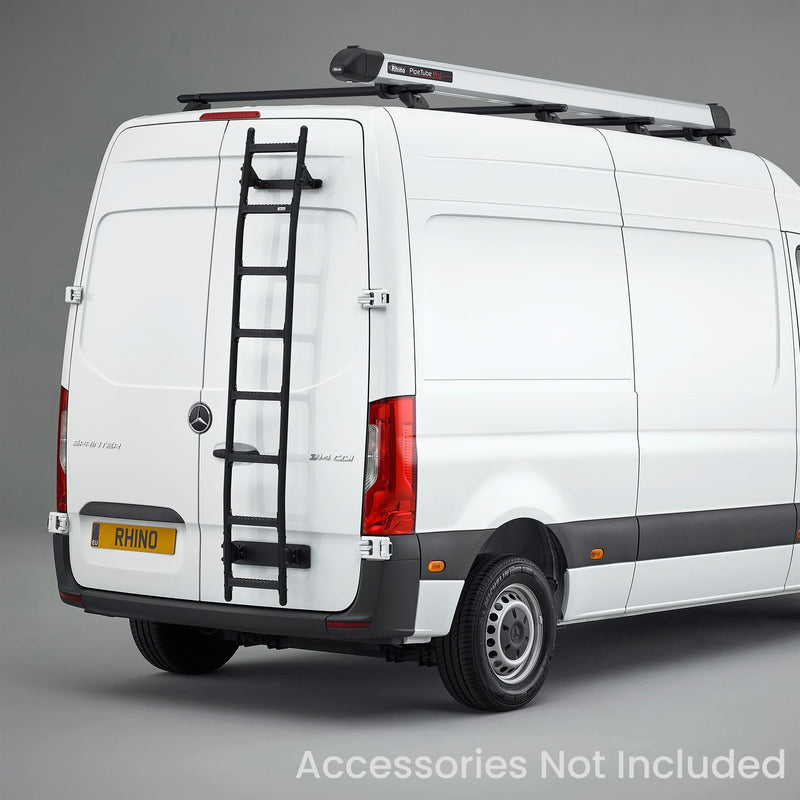 Nissan NV400 (2010-2021) - 3 Rhino Kammbar Black Roof Bars (Aluminium)