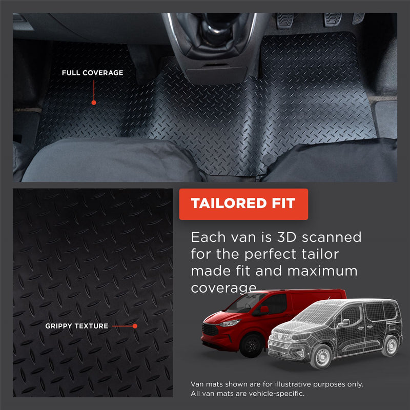 Mercedes Vito 2014+ 5mm Rubber Floor Mats