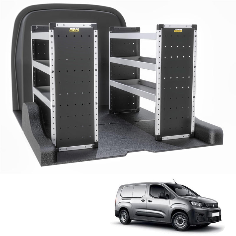 Peugeot Partner Van Guard Racking - Driver + Passenger Side [Bronze Pack]