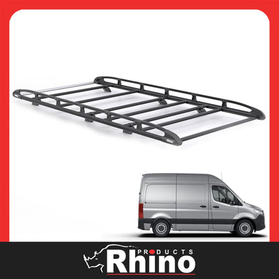 Mercedes Sprinter (2018-) - Rhino KammRack Black Roof Rack