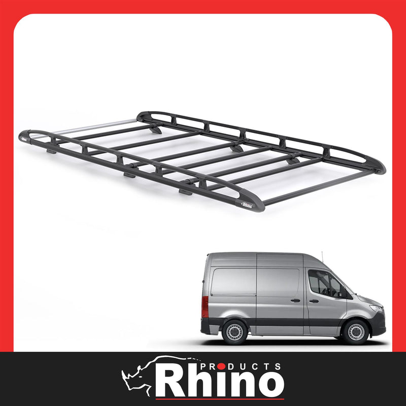 Mercedes Sprinter (2018-) - Rhino KammRack Black Roof Rack
