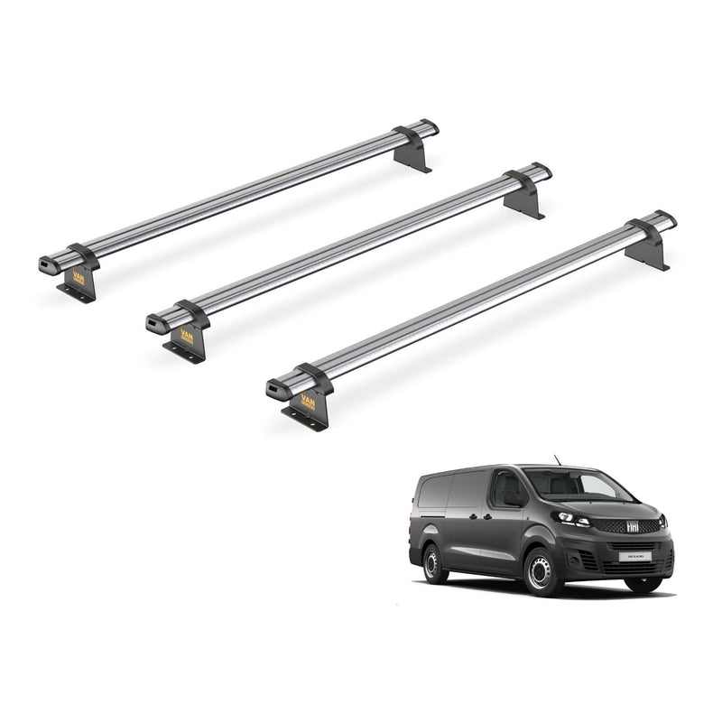 Van Guard Ulti Bar Trade 3 Bars Roof Rack For The Fiat Scudo 2022+