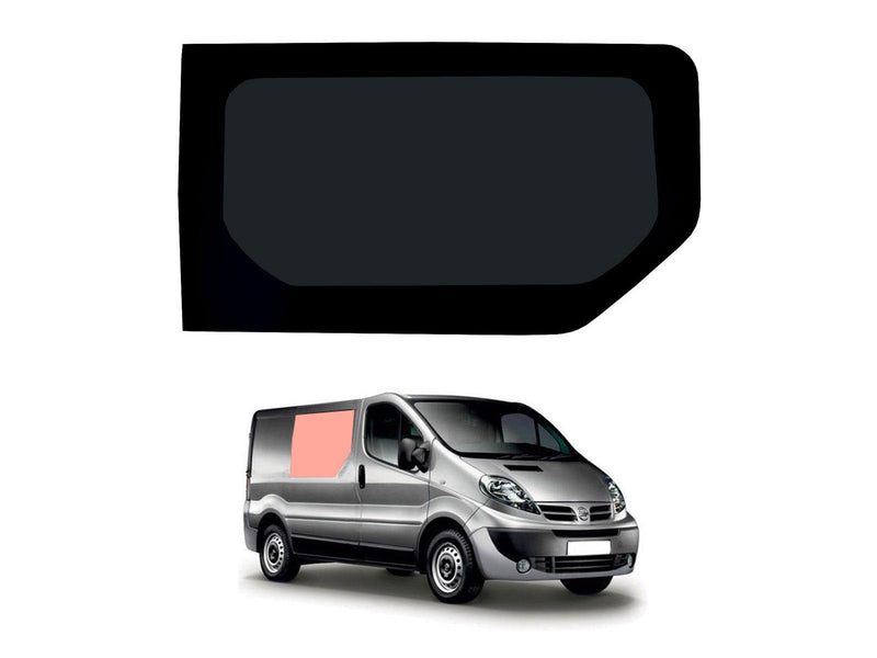 Nissan Primastar (2001-2014) Driver Side Fixed Window Privacy Camper Glass
