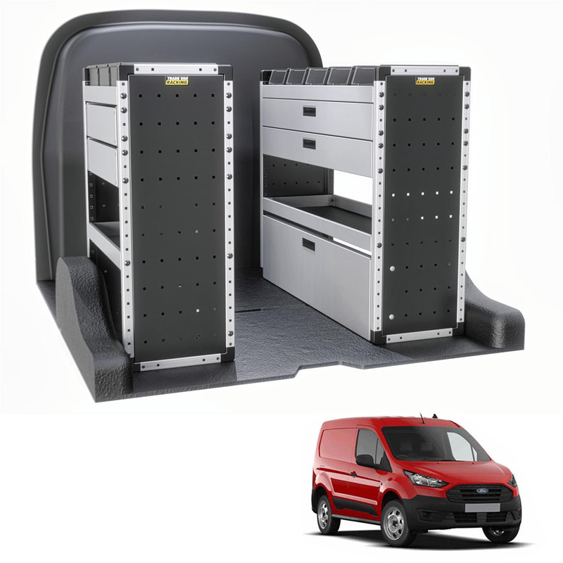 Ford Transit Connect Van Guard Racking - Driver + Passenger Side [Gold Pack]